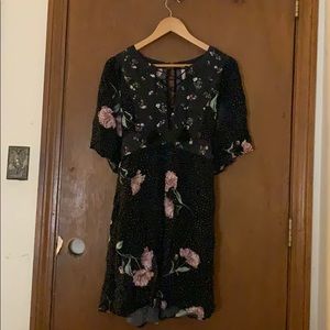 Woman’s lightweight floral dress